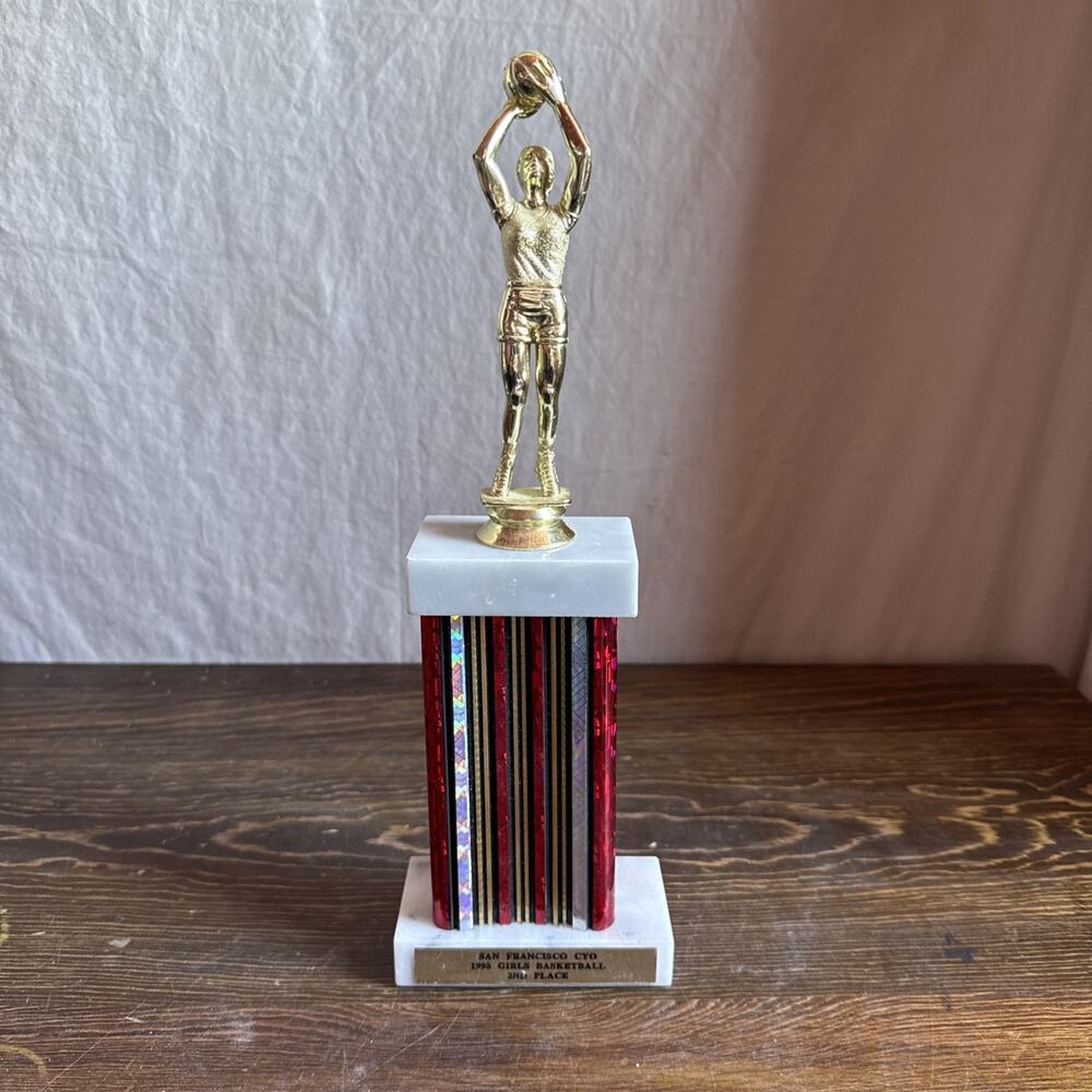 Girls Basketball Player Shooting Trophy 13” Tall San Francisco